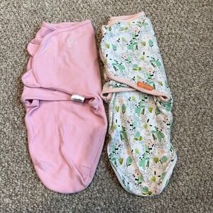 SwaddleMe Newborn Girls Baby Swaddles Size SM/MD‎